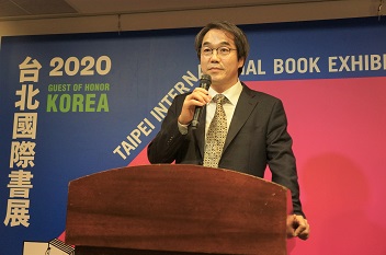 韓國主題國專案主持人朱然鮮。